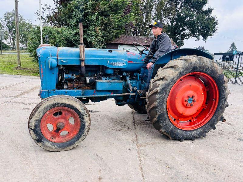 FORDSON POWER MAJOR TRACTOR *ENGINE SMOKES, STILL RUNS & DRIVE* VIDEO*