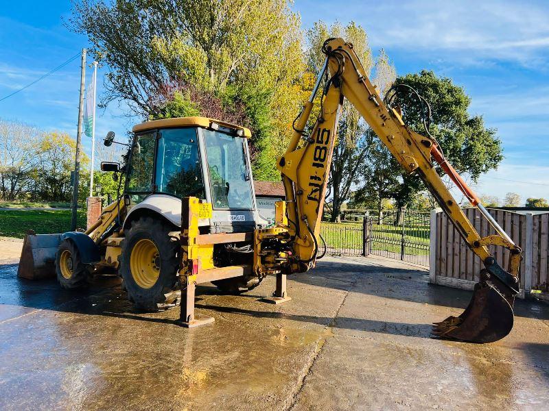 NEW HOLLAND NH85 4WD BACKHOE DIGGER C/W REAR QUICK HITCH & EXTENDING DIG