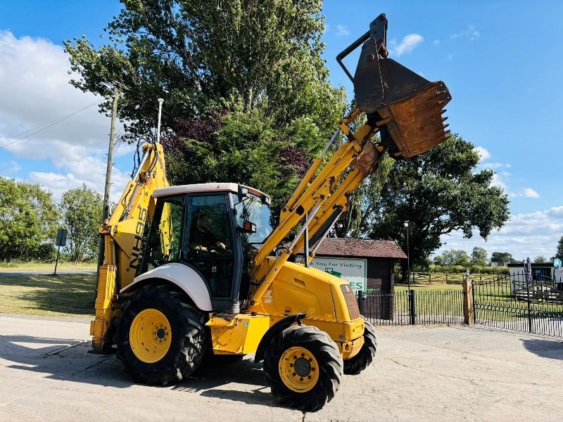 NEW HOLLAND NH95 4WD BACKHOE DIGGER C/W EXTENDING DIG *VIDEO*