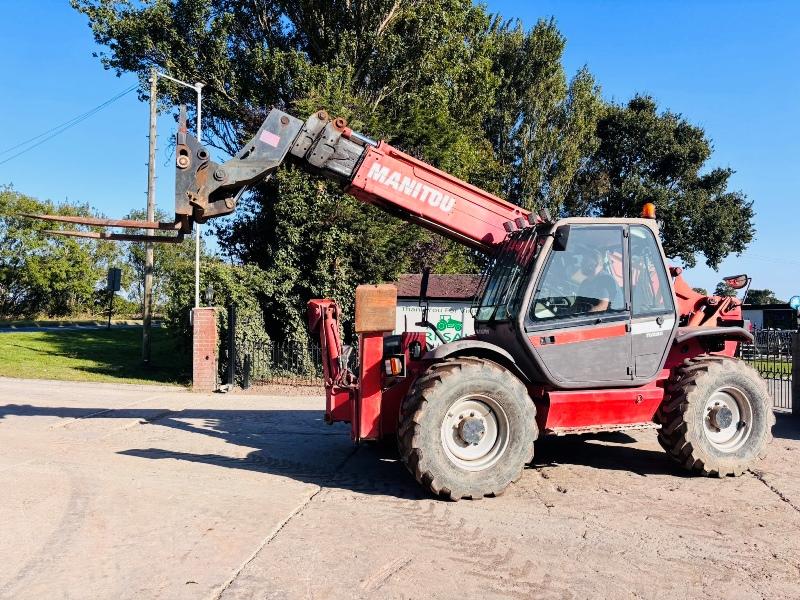 MANITOU MT1740 4WD TELEHANDLER *17 METER REACH* C/W PALLET TINES *VIDEO*