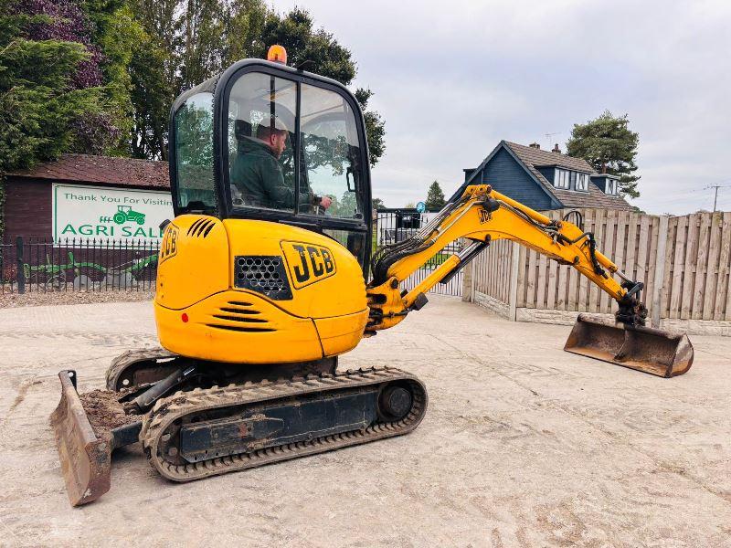 JCB 8025 TRACKED EXCAVATOR *ZERO SWING* C/W QUICK HITCH *VIDEO*