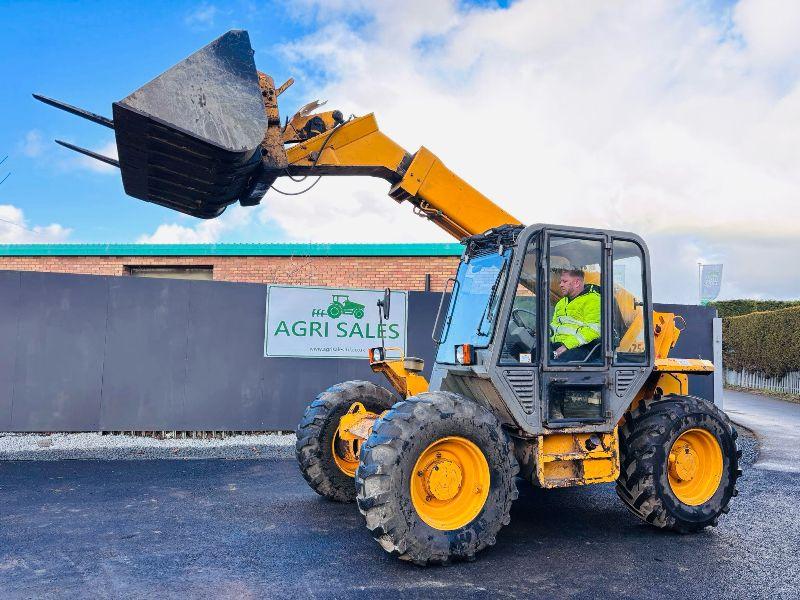 JCB 525-58 TELEHANDLER C/W BUCKET AND TINES*VIDEO*