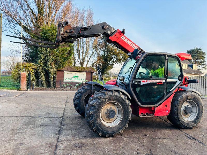 MANITOU 634-120 4WD TELEHANDLER *AG-SPEC* C/W PICK UP HITCH *VIDEO*