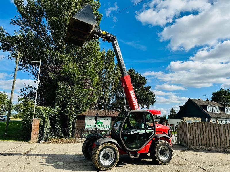 MANITOU MLT629 4WD TELEHANDLER *AG-SPEC, YEAR 2014* C/W BUCKET *VIDEO*