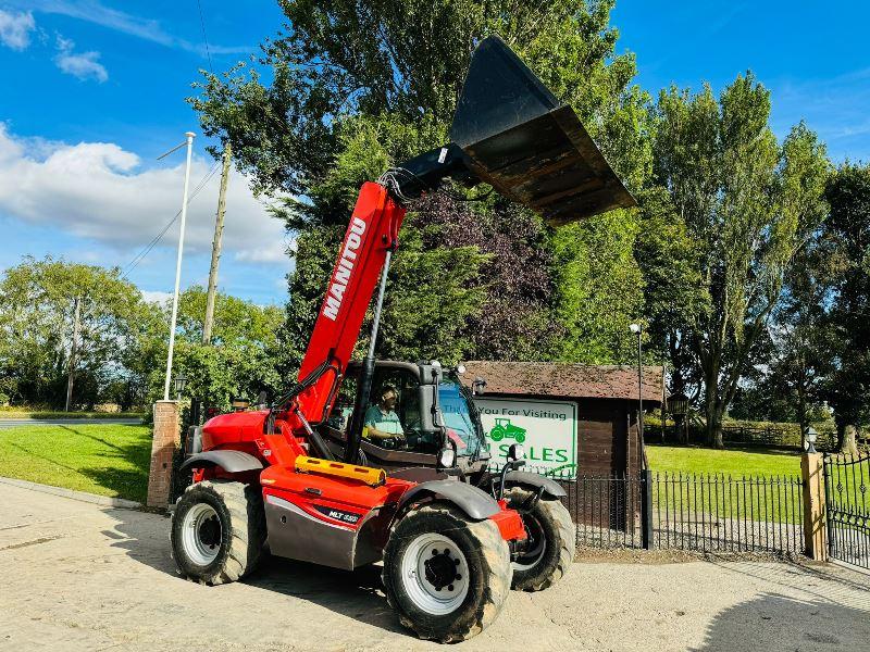 MANITOU MLT629 4WD TELEHANDLER *AG-SPEC, YEAR 2014* C/W BUCKET *VIDEO*