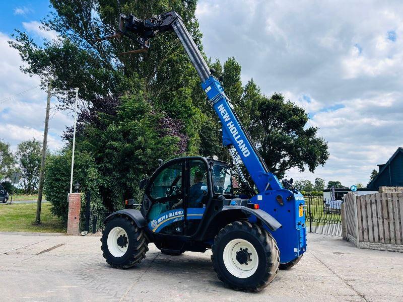 NEW HOLLAND LM6.35 4WD TELEHANDLER *YEAR 2017, 4851* C/W PALLET TINES *VIDEO*