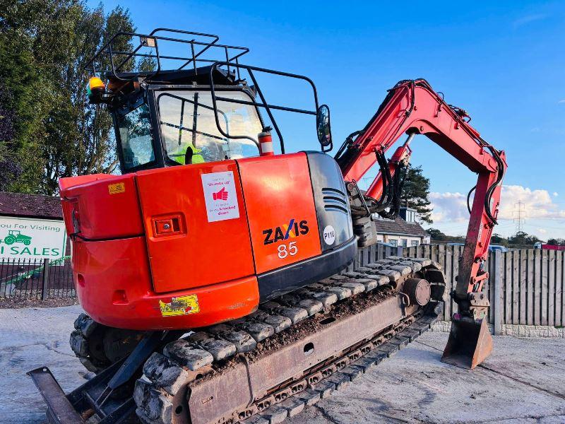 HITACHI ZAXIS ZX85 TRACKED EXCAVATOR *YEAR 2014* C/W QUICK HITCH *VIDEO*