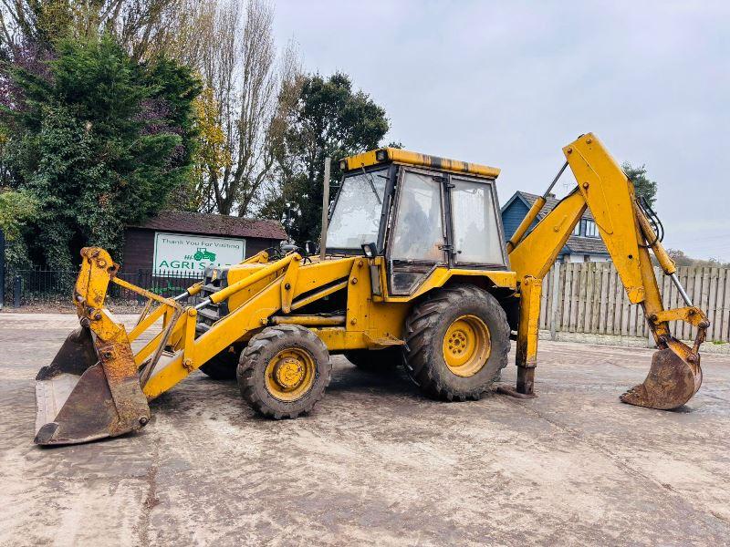 JCB 3CX 4WD BACKHOE DIGGER C/W EXTENDING DIG