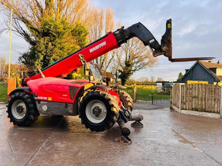 MANITOU MT1135 4WD TELEHANDLER *YEAR 2014* C/W PALLET TINES *VIDEO*