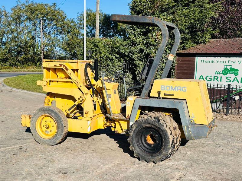 BOMAG BW240T TRENCH ROLLER C/W ROLE BAR & CANOPY *VIDEO*