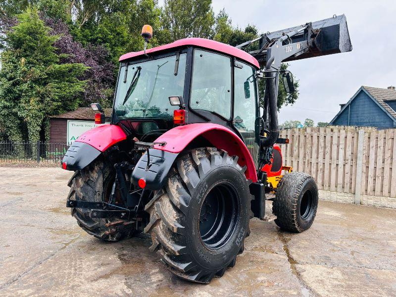 ZETOR 644T 4WD TRACTOR C/W TRAC LIFT FRONT LOADER & BUCKET *VIDEO*