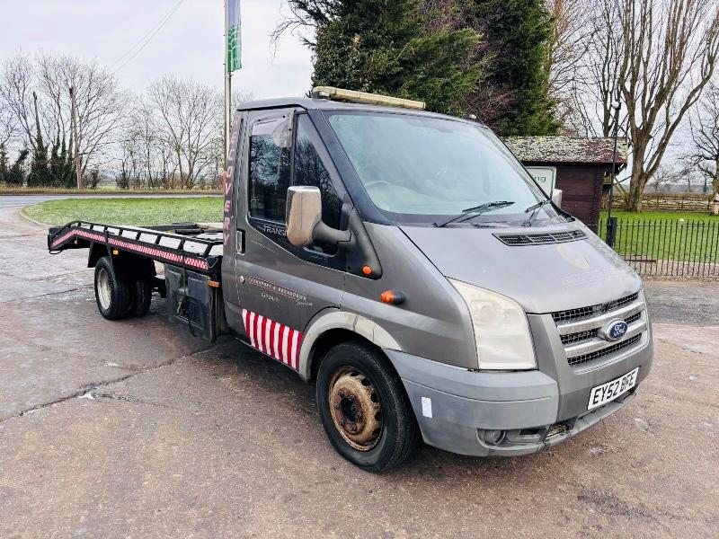 FORD TRANSIT RECOVERY TRUCK *MOT'D TILL OCTOBER 2025* C/W WINCH *NO VAT*