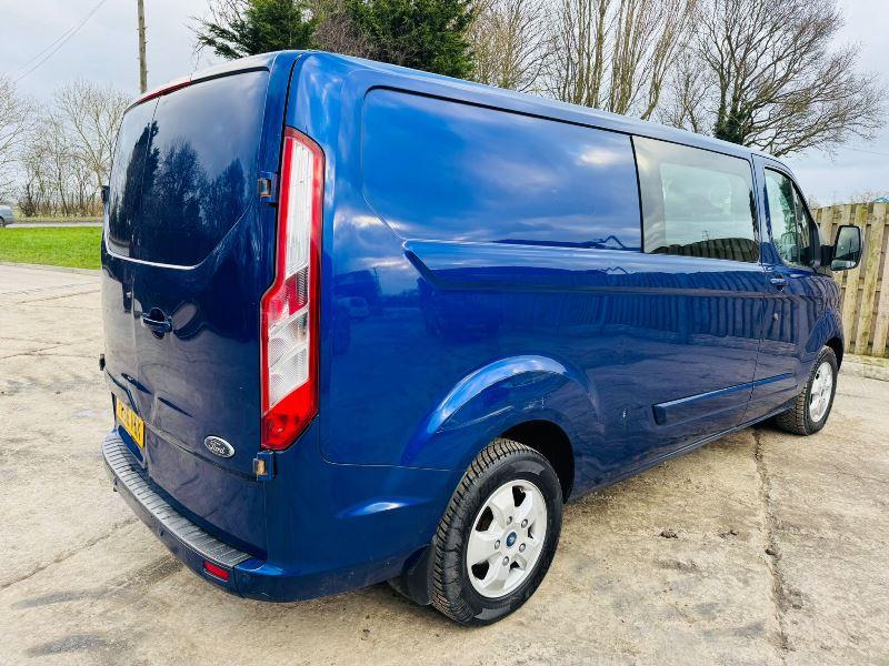 FORD TRANSIT LIMITED CUSTOM CREW VAN *MOT'D TILL NOVEMBER 2025, YEAR 2016*