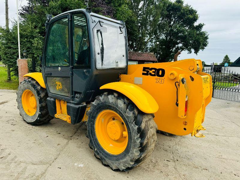 JCB 530-70 FARM SPECIAL TURBO 4WD TELEHANDLER *INTERMITTEN DRIVE FAULT* 