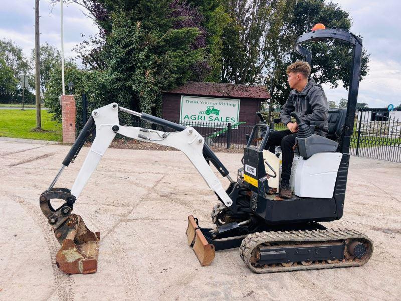 BOBCAT E10 TRACKED EXCAVATOR *YEAR 2018, 1152 HOURS* C/W EXPANDING TRACKS *VIDEO*