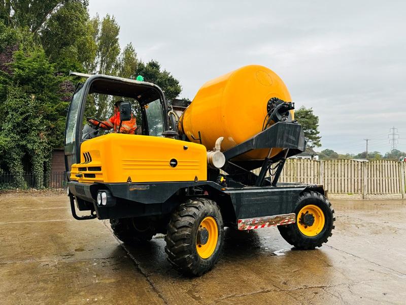 DIECI LH683 SWIVEL TIP CEMENT MIXER *YEAR 2013, 4447 HOURS* C/W 4 WHEEL STEER *VIDEO*