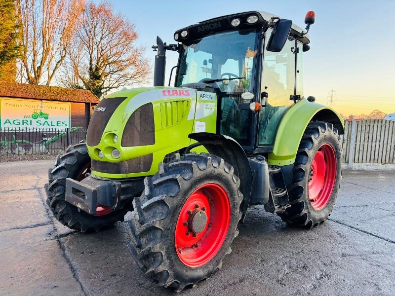 CLAAS ARION 510 4WD 40K TRACTOR C/W CAB SUSPENSION 