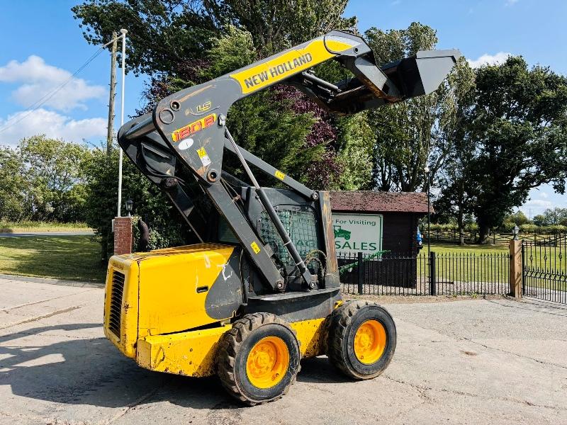 NEW HOLLAND LS180B HIGH LIFT SKIDSTEER C/W BUCKET *VIDEO*