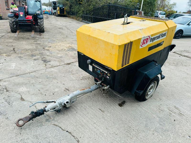 INGERSOL RAND  R1090E TOWABLE COMPRESSOR C/W YANMAR ENGINE 