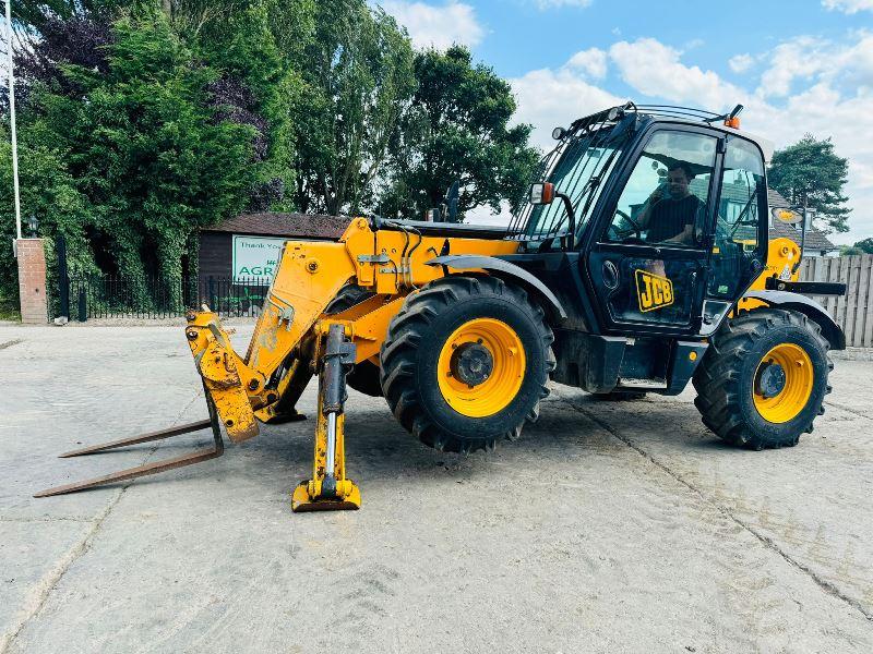 JCB 533-105 4WD TELEHANDLER *10.5 METER REACH* C/W PALLET TINES *VIDEO*