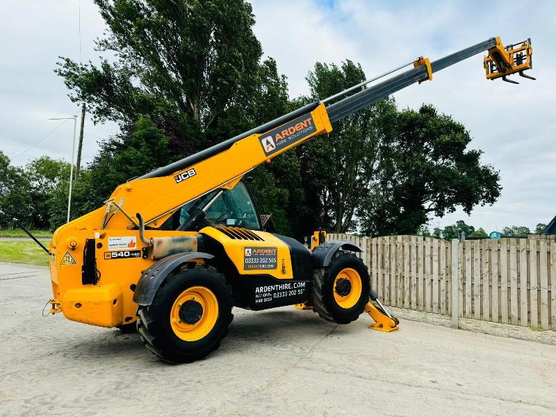 JCB 540-140 4WD TELEHANDLER *YEAR 2018, 14 METER REACH* C/W TINES *VIDEO*