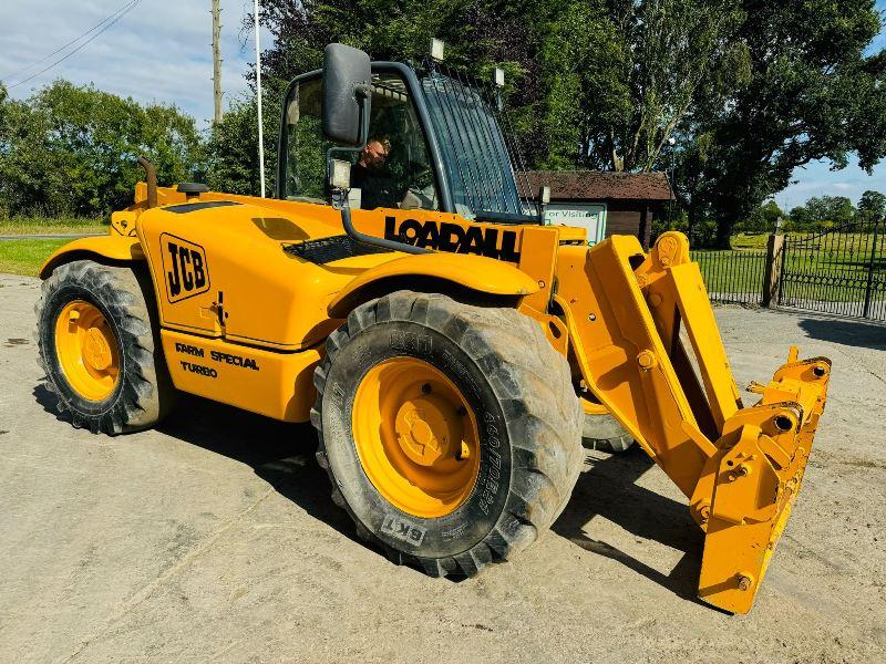 JCB 530-70 FARM SPECIAL TURBO 4WD TELEHANDLER *INTERMITTEN DRIVE FAULT* 