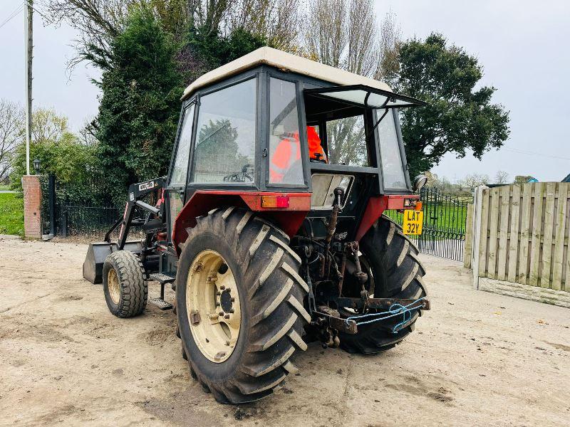 ZETOR 7011 TRACTOR C/W LOADER, MUCK FORK, PALLET TINES & BUCKET *VIDEO*