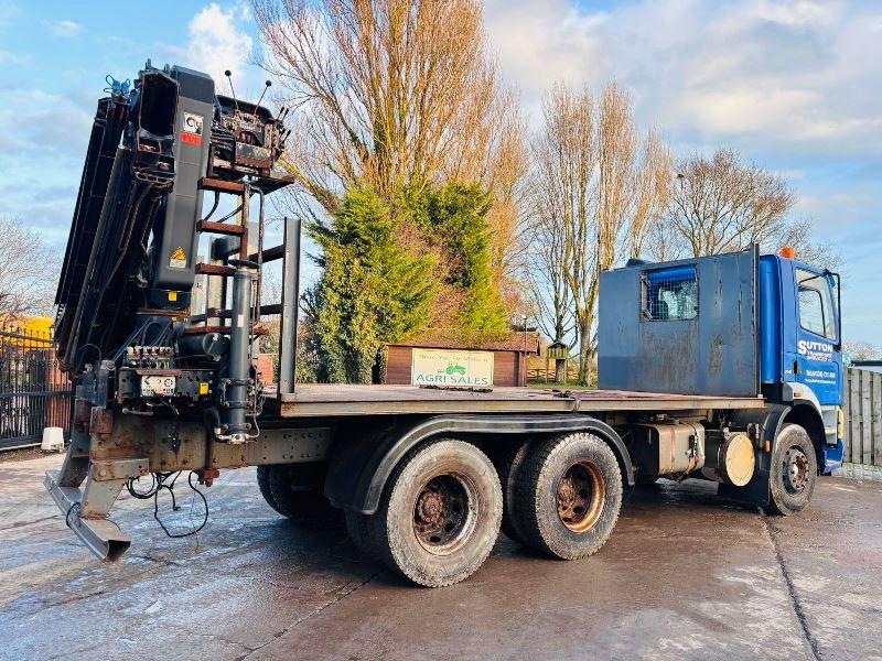 FODEN 345 6X2 FLAT BED LORRY C/W CUMMINS TURBO ENGINE *CRANE NOT INCLUDED* VIDEO*