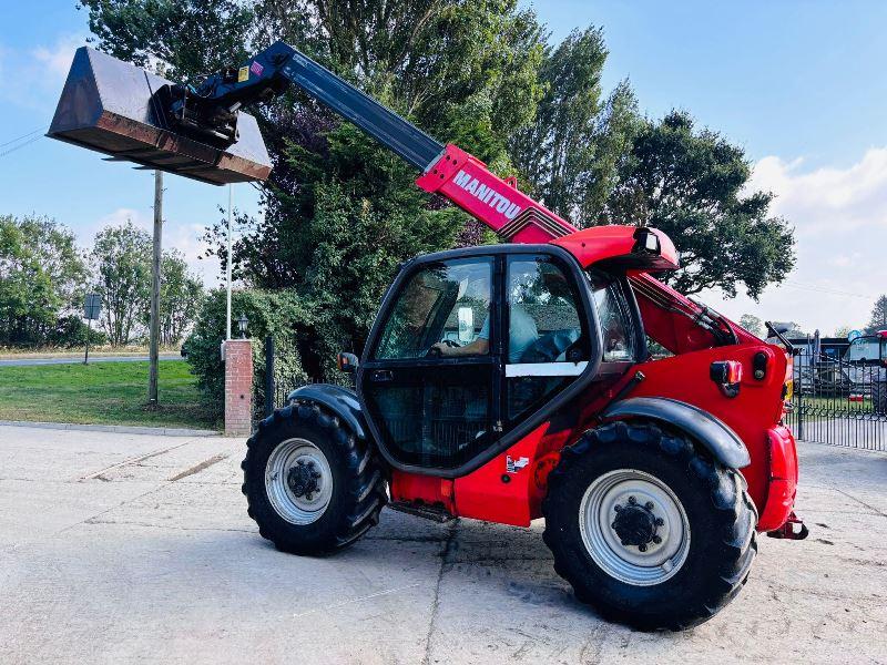 MANITOU 634-120 4WD TELEHANDLER *AG-SPEC* C/W PICK UP HITCH *VIDEO*