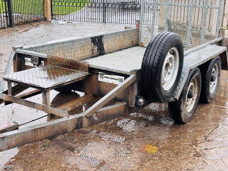 INDESPENSION TWIN AXLE PLANT TRAILER C/W LOADING RAMP *VIDEO*