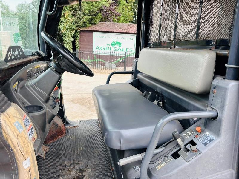 KUBOTA RTV900 4WD UTV *YEAR 2008, ROAD REGISTERED* C/W HYDRAULIC TIP & CANOPY *VIDEO*