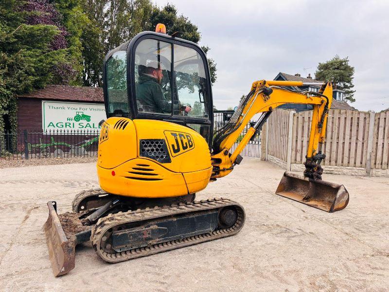 JCB 8025 TRACKED EXCAVATOR *ZERO SWING* C/W QUICK HITCH *VIDEO*