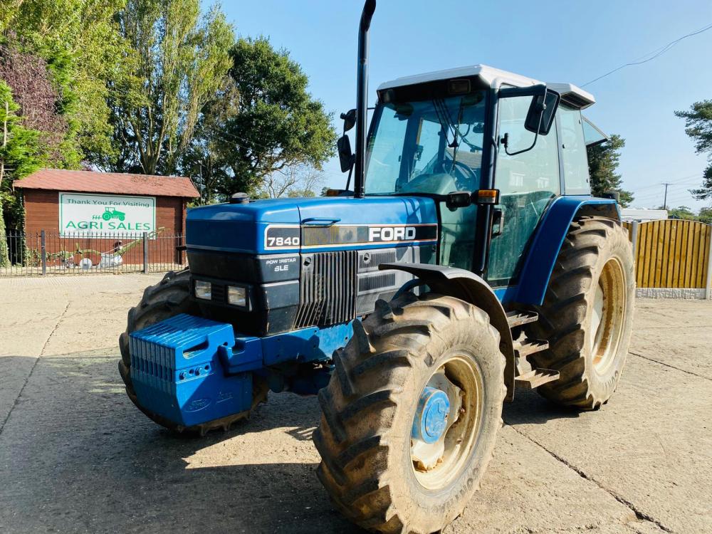 FORD 7840 SLE 4WD TRACTOR C/W FRONT WEIGHTS