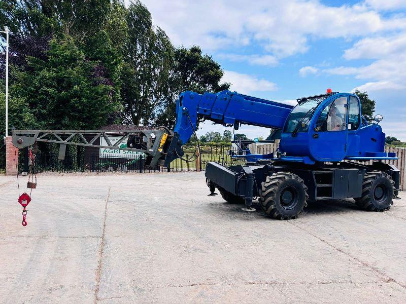 DIECI ET154 4WD ROTO TELEHANDLER *15 METER, 4132 HOURS* C/W CRANE JIB *VIDEO*