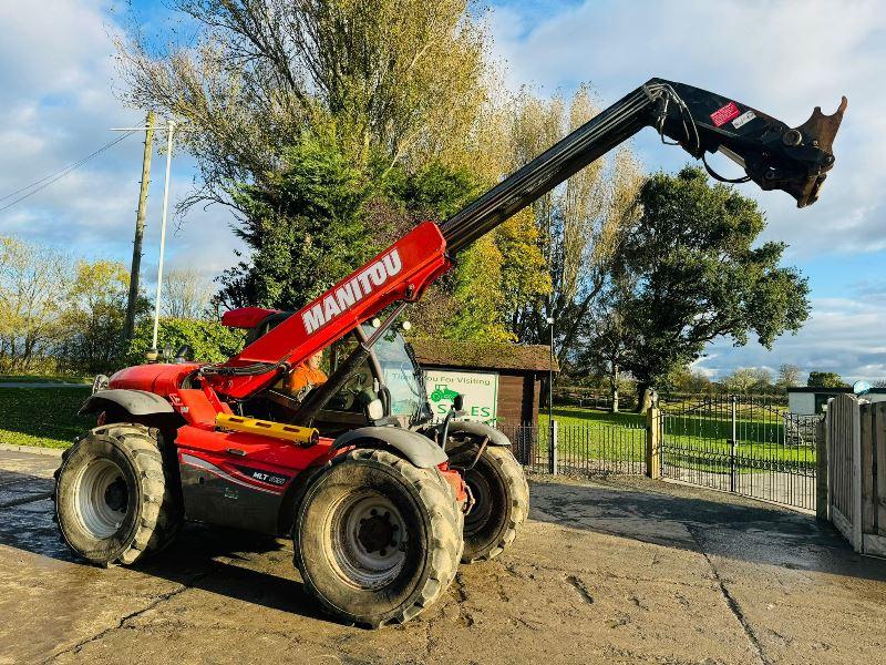 MANITOU MLT629 4WD TELEHANDLER *AG-SPEC, YEAR 2013* C/W PICK UP HITCH *VIDEO*