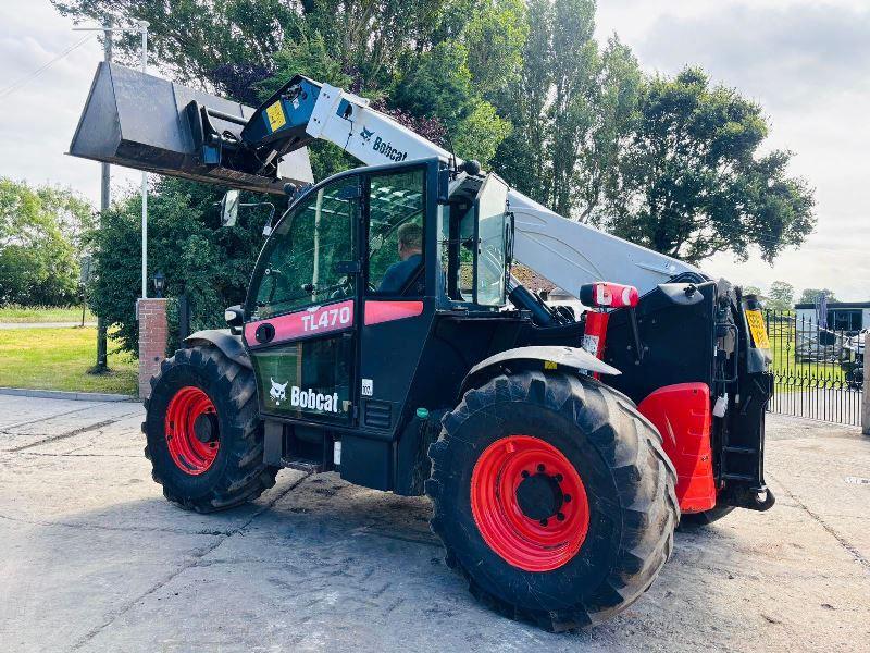 BOBCAT TL470 4WD TELEHANDLER *YEAR 2012, AG-SPEC* C/W PICK UP HITCH *VIDEO*