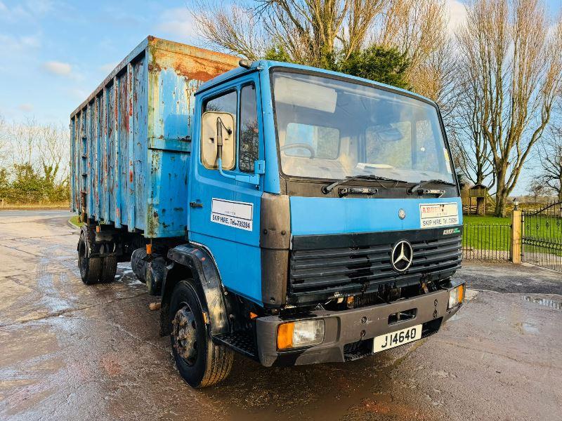 MERCEDES 1317 ECO POWER 4X2 TIPPER LORRY C/W HIGH SIDED BODY *VIDEO*