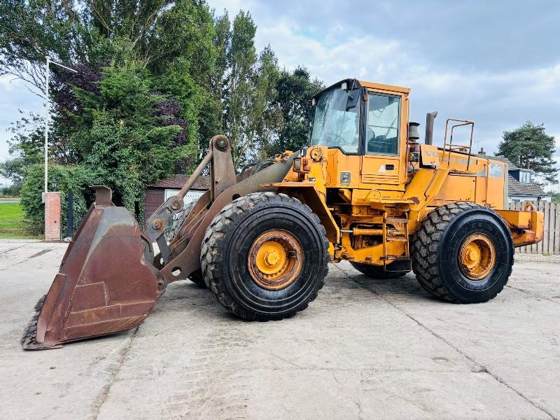 VOLVO BM L150 4WD LOADING SHOVEL C/W BUCKET *VIDEO*