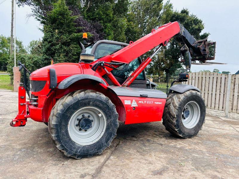 MANITOU MLT627T 4WD TELEHANDLER *AG-SPEC* C/W PICK UP HITCH *VIDEO*