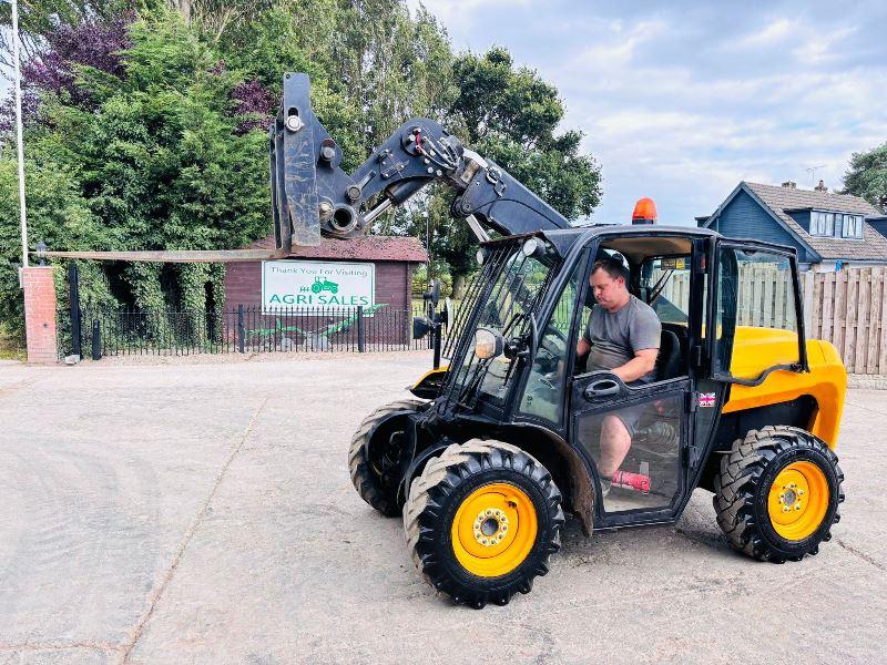 JCB 516-40 4WD TELEHANDLER *YEAR 2018, 3066 HOURS* C/W PALLET TINES *VIDEO*