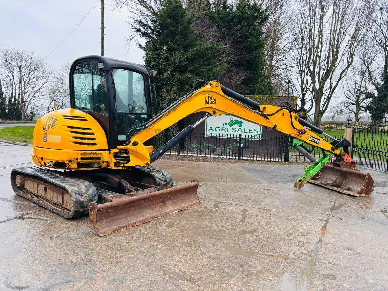 JCB 8026 TRACKED EXCAVATOR *ZERO SWING, YEAR 2009, 3402 HOURS* C/W BUCKET *VIDEO*