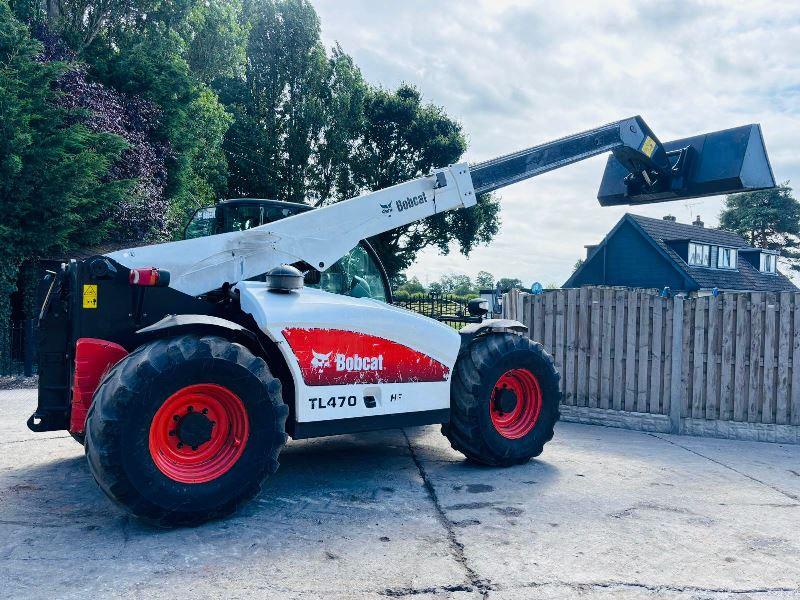 BOBCAT TL470 4WD TELEHANDLER *YEAR 2012, AG-SPEC* C/W PICK UP HITCH *VIDEO*