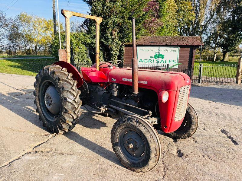 MASSEY FERGUSON 35 *4 CYLINDER* TRACTOR C/W ROLE BAR 