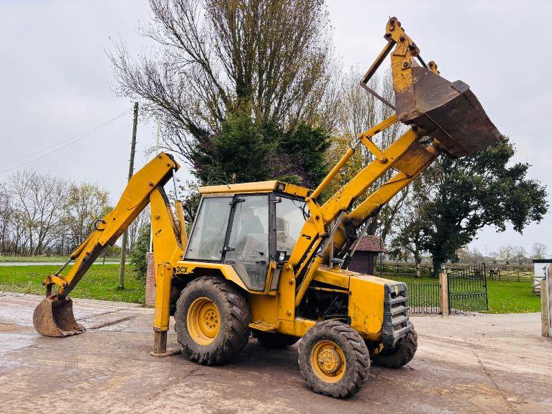 JCB 3CX 4WD BACKHOE DIGGER C/W EXTENDING DIG