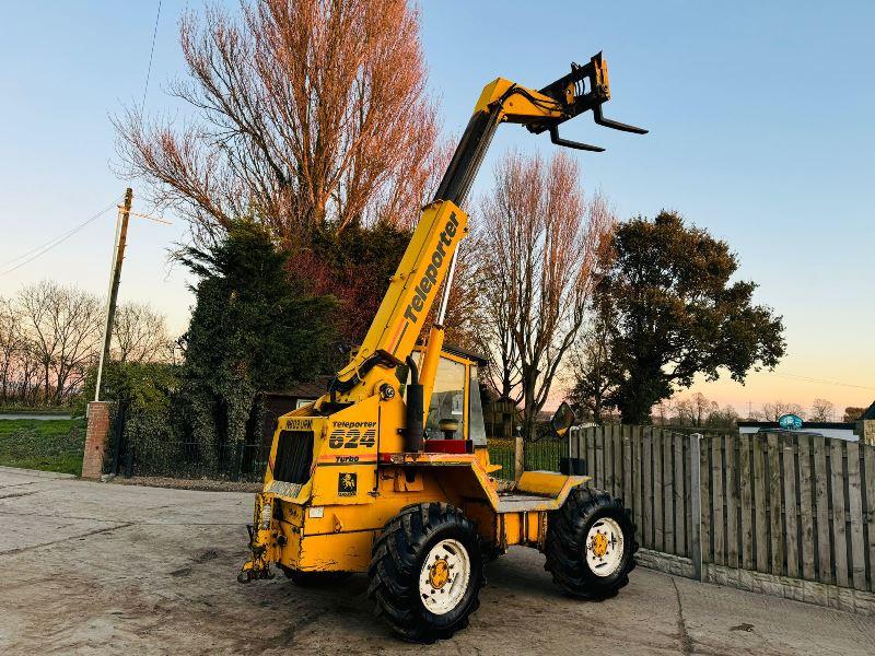 SANDERSON 624 TURBO TELEHANDLER *AG-SPEC* C/W PICK UP HITCH *VIDEO*