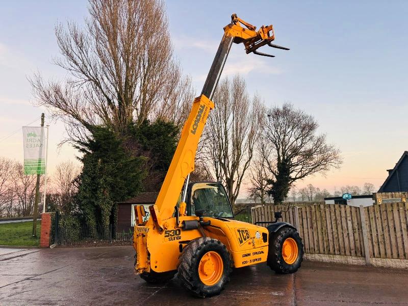 JCB 530-70 FARM SPECIAL 4WD TELEHANDLER C/W PALLET TINES *VIDEO*