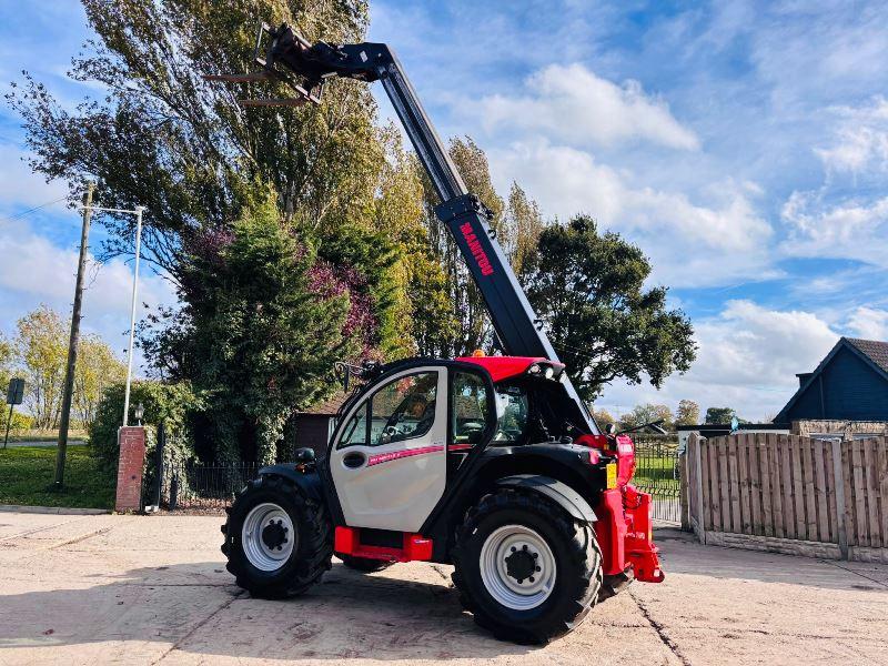 MANITOU MLT630 4WD TELEHANDLER *YEAR 2021, AG-SPEC* C/W PICK UP HITCH *VIDEO*