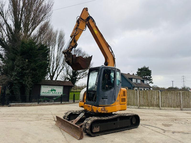 CASE CX75SR TRACKED EXCAVATOR *ZERO SWING* C/W QUICK HITCH *VIDEO*