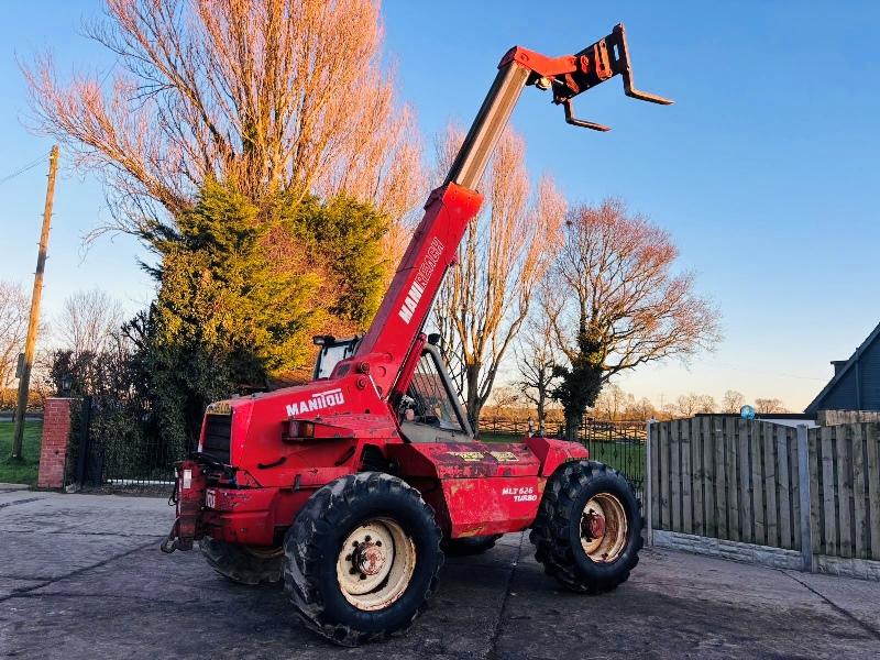 MANITOU MLT626T 4WD TELEHANDLER *AG-SPEC* C/W PALLET TINES 