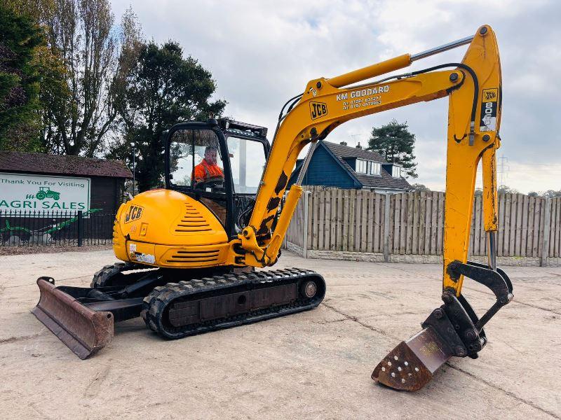 JCB 8060 TRACKED EXCAVATOR *ZERO SWING* C/W QUICK HITCH *VIDEO*